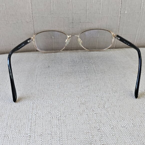 Elle Eyeglasses Frame EL13344 GD Women's Black Metal Oval Full Rim 51[]16 135 - Picture 10 of 16